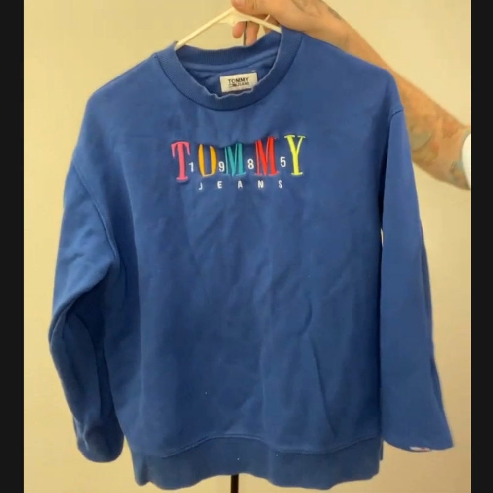 VINTAGE 80'S TOMMY HILFIGER CREWNECK SWEATSHIRT SIZE SMALL